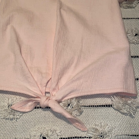 💌 JCREW textured light pink tee - Picture 4 of 5